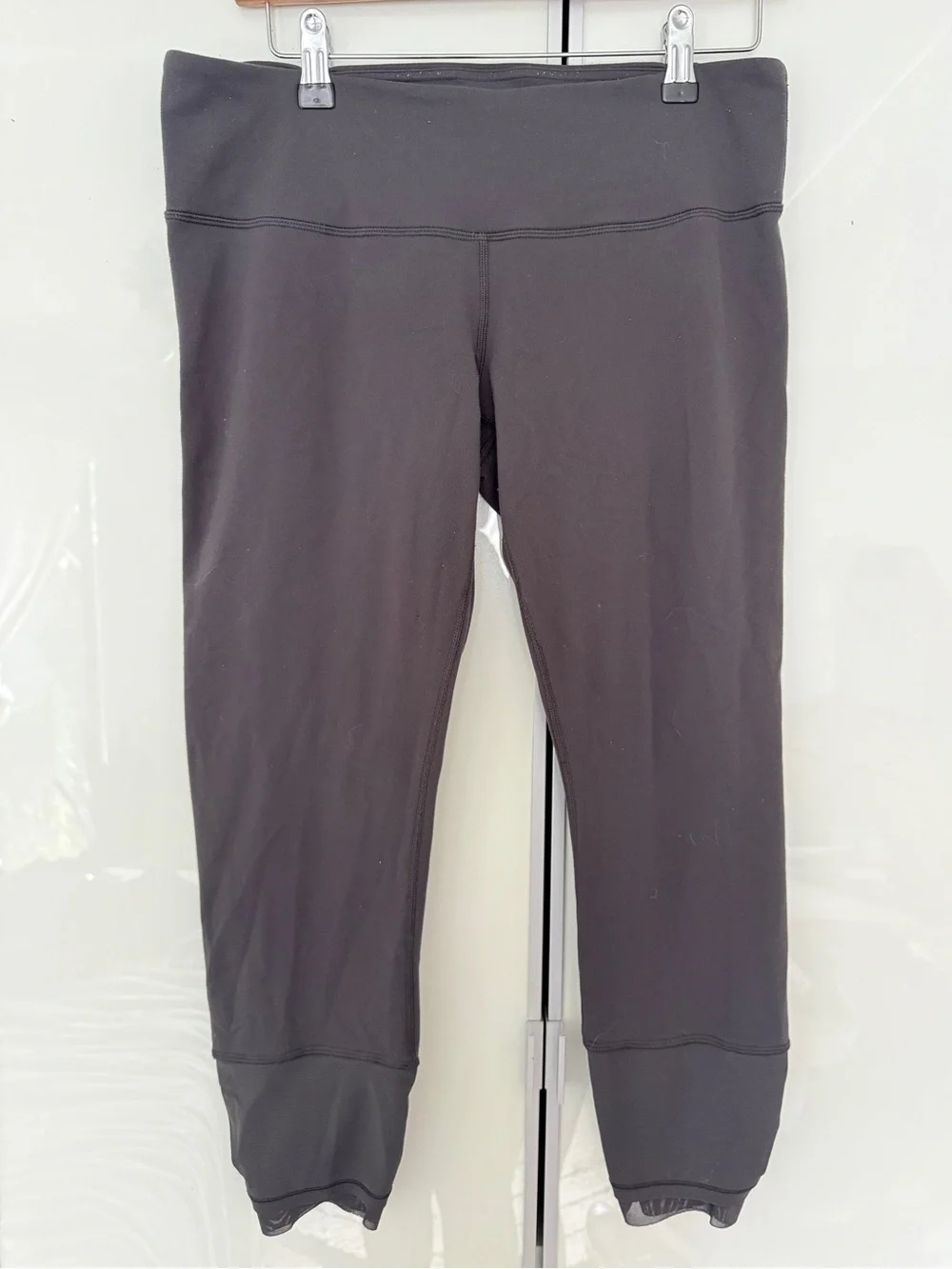 Dark Gray Lululemon Cropped Leggings